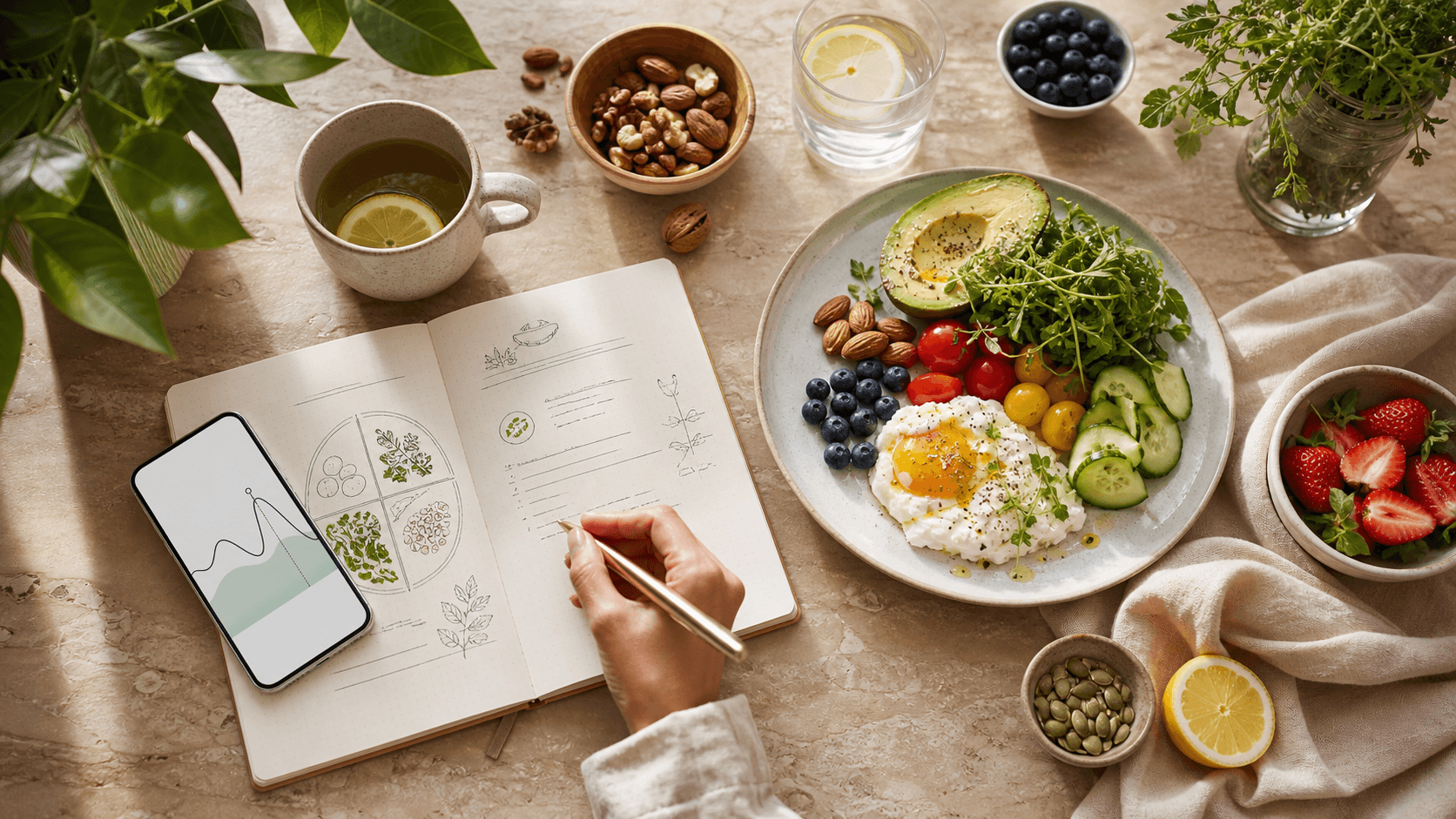 Balanced nutrition and metabolic health planning table